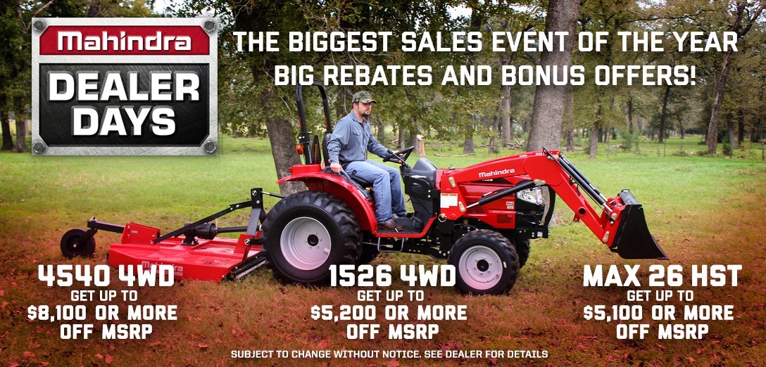 Mississippi Mahindra Dealers Find a Mahindra Tractors and UTVs Dealer